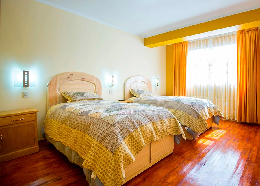 Habitación doble con vista al jardín — Hotel Morales